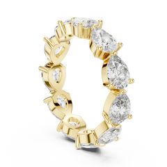 Aurevia Pear Cut Eternity Band