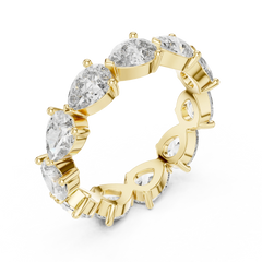 Aurevia Pear Cut Eternity Band