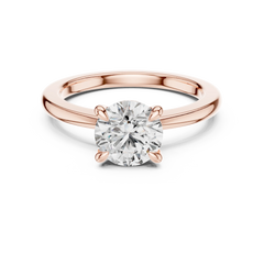 Classic Round Solitaire Engagement Ring
