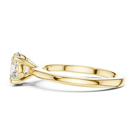Classic Round Solitaire Engagement Ring