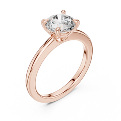 Classic Round Solitaire Engagement Ring