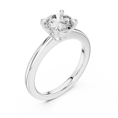 Classic Round Solitaire Engagement Ring