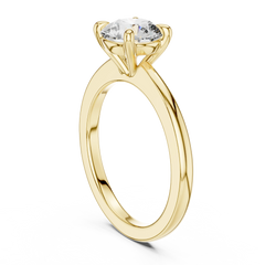 Classic Round Solitaire Engagement Ring