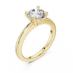 Classic Round Solitaire Engagement Ring