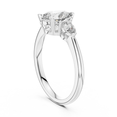 Pear Three-Stone Engagement Ring