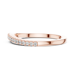 Essential Round Pave Stacking Band