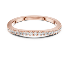 Essential Round Pave Stacking Band