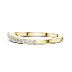 Essential Round Pave Stacking Band