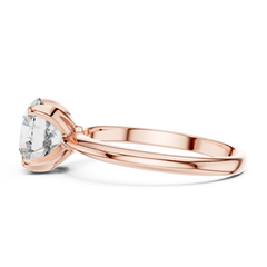 Elegant Round Solitaire Engagement Ring