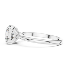Elegant Round Solitaire Engagement Ring