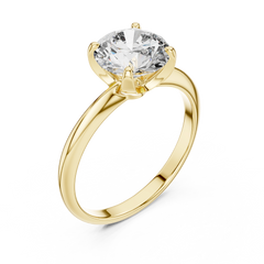 Elegant Round Solitaire Engagement Ring