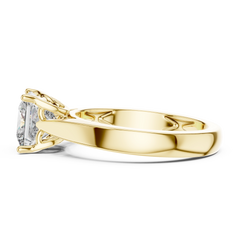 Contemporary Princess Solitaire Ring