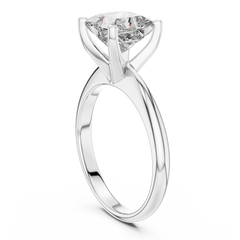 Classic Princess Cut Solitaire Engagement Ring