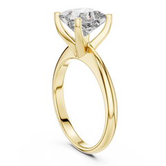 Classic Princess Cut Solitaire Engagement Ring