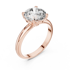 Signature Round Solitaire Engagement Ring