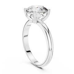 Signature Round Solitaire Engagement Ring