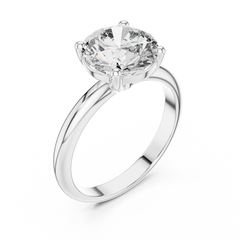 Signature Round Solitaire Engagement Ring