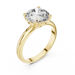 Signature Round Solitaire Engagement Ring