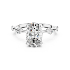 Oval Constellation Engagement Ring