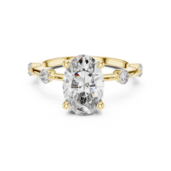 Oval Constellation Engagement Ring