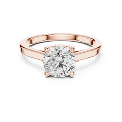 Tapered Round Solitaire