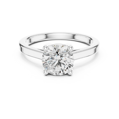 Tapered Round Solitaire