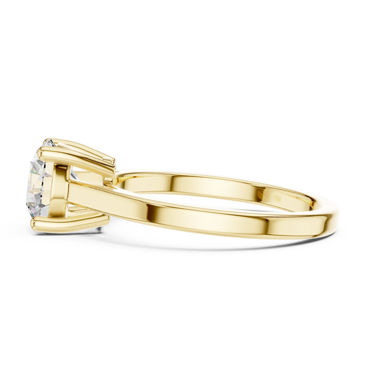 Tapered Round Solitaire
