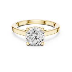 Tapered Round Solitaire