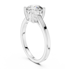 Tapered Round Solitaire