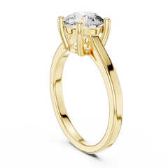 Tapered Round Solitaire