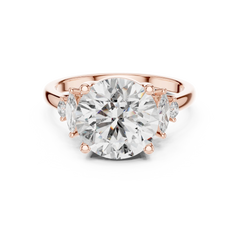 Round & Marquise Trilogy Ring