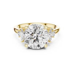Round & Marquise Trilogy Ring
