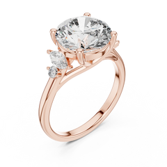 Round & Marquise Trilogy Ring