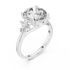 Round & Marquise Trilogy Ring