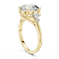 Round & Marquise Trilogy Ring