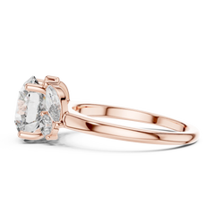 Round Triple-Oval Ring