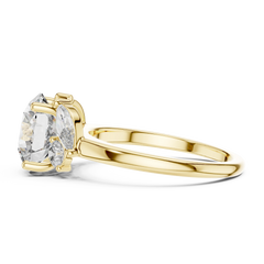 Round Triple-Oval Ring
