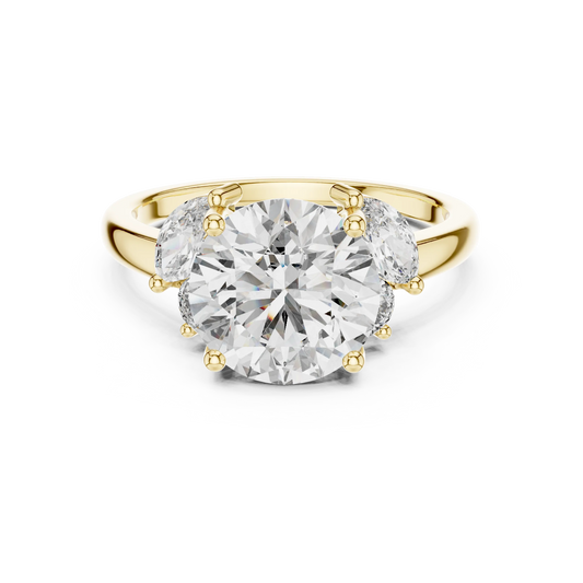 Round Triple-Oval Ring