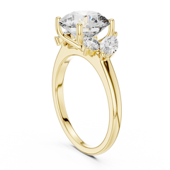 Round Triple-Oval Ring