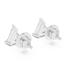 Aurevia PrismEdge Trillion Diamond Studs