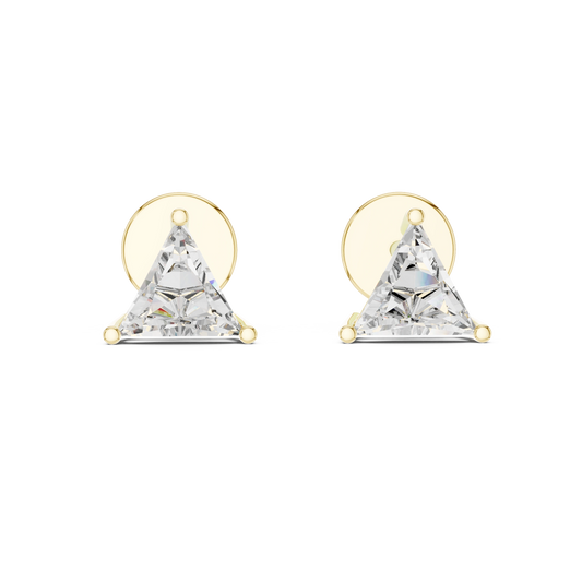 PrismEdge Trillion Diamond Studs