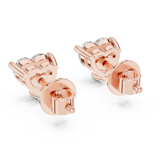 HeartSpark Diamond Studs
