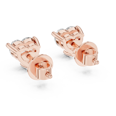 Aurevia HeartSpark Diamond Studs