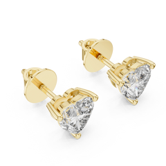 Aurevia HeartSpark Diamond Studs