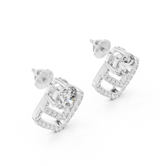 Aurevia Radiant V-Frame Diamond Studs
