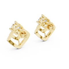 Aurevia Radiant V-Frame Diamond Studs