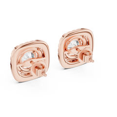 Aurevia Regal Aura Cushion Halo Studs