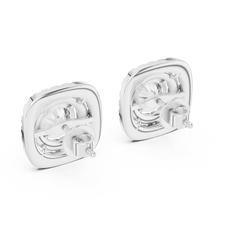 Aurevia Regal Aura Cushion Halo Studs