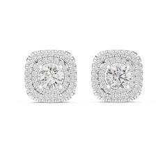 Aurevia Regal Aura Cushion Halo Studs