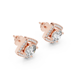 Aurevia Radiant Aura Diamond Studs